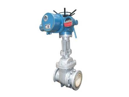 Electric ceramic slag valve