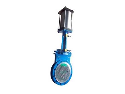 Pneumatic ceramic gate valve