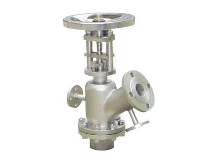 Insulating titanium discharge valve