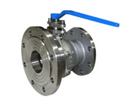 Titanium discharge ball valve