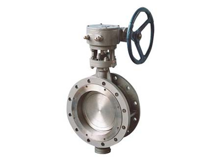 Turbine flange titanium butterfly valve