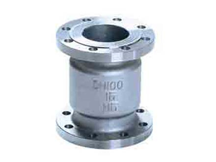 Vertical pure nickel check valve