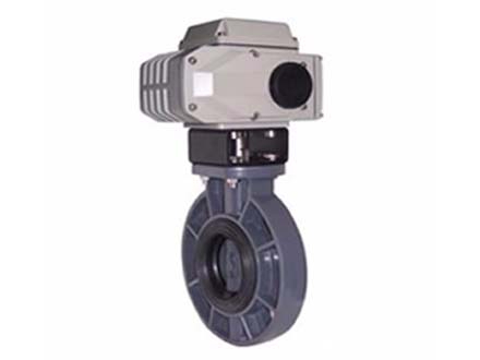 D971x-10s | UPVC | PPR electric plastic butterfly valve