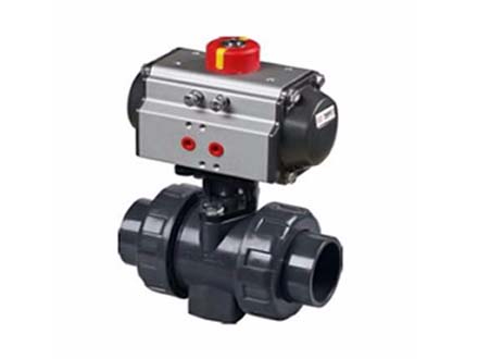 Q611f-10s pneumatic plastic ball valve