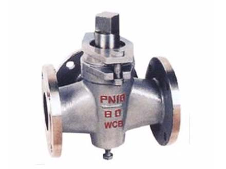 X44w-10c cast steel tee flange plug valve