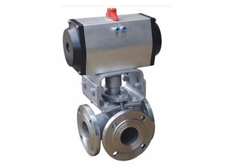 X645w, x645f pneumatic four-way plug valve