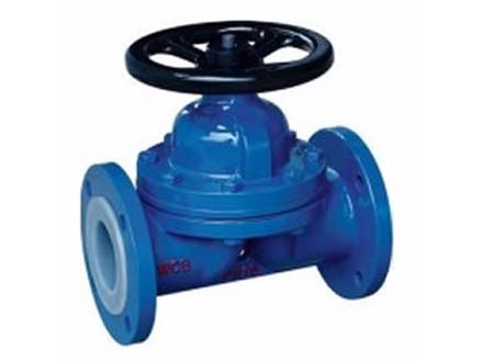 G41f46 fluorine lined diaphragm valve