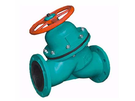 G45j direct flow rubber lined diaphragm valve