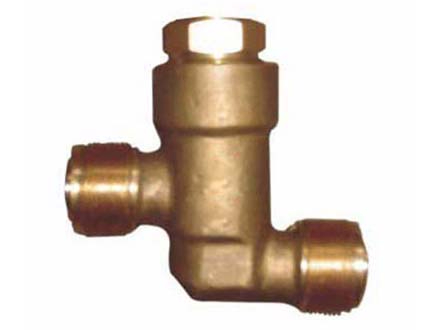 Marine external thread bronze check valve 1