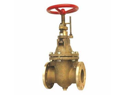 Marine flange bronze gate valve