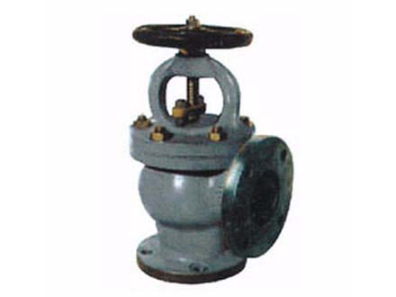 F7320 marine cast steel flange right angle stop valve