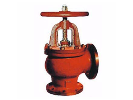 F7376 marine cast iron flange right angle stop valve