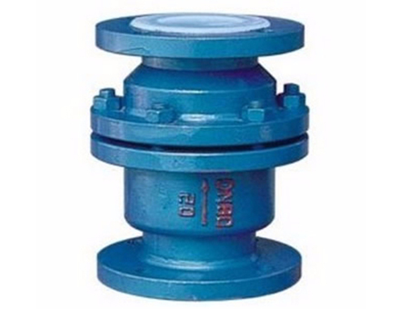 H42f46 fluorine lined vertical check valve