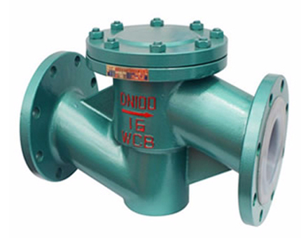 H41f46 fluorine lined lift check valve