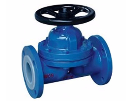 G41f46 fluorine lined diaphragm valve