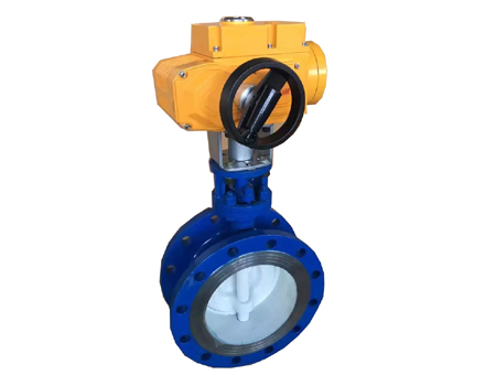 Electric three eccentric butterfly valve