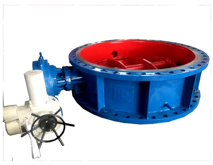 Steam purge butterfly valve