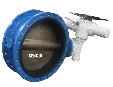 Special electric flange rubber lined butterfly valve for desulfurization