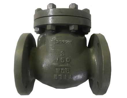 Flange swing check valve