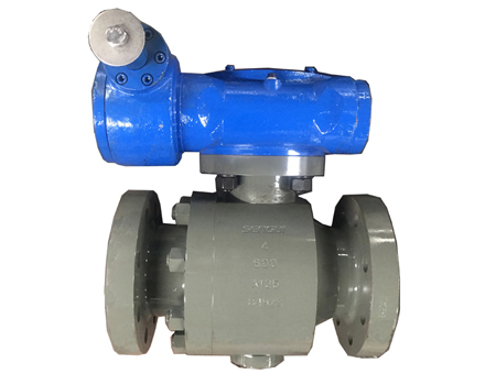 Two forged forged steel hard seal ball valve