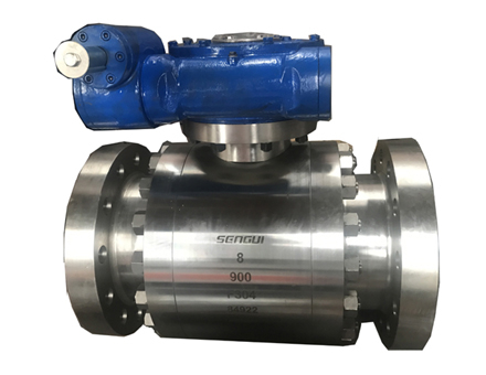 Three forged metal hard seal ball valve