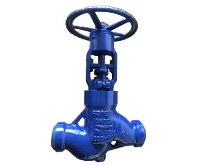 High temperature and high pressure stop valve