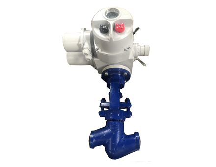 Electric high temperature and high pressure stop valve