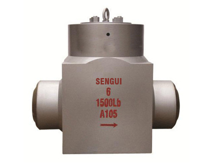 Forged self sealing high pressure check valve