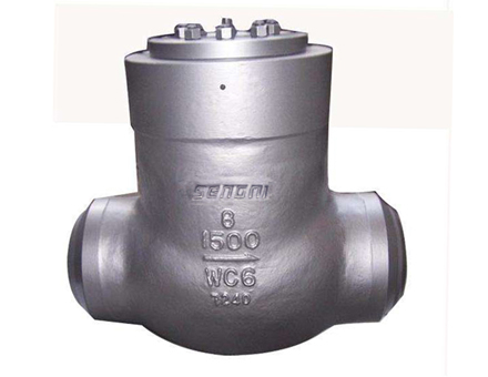 Self sealing power station check valve