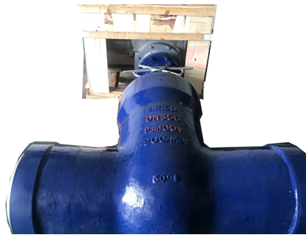 High temperature and high pressure power station gate valve