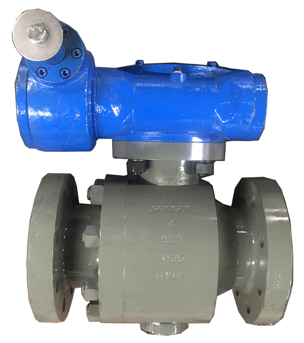 Two forged forged steel hard seal ball valve