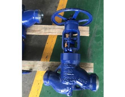 High temperature and high pressure self sealing stop valve