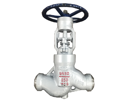 High pressure welded stop valve